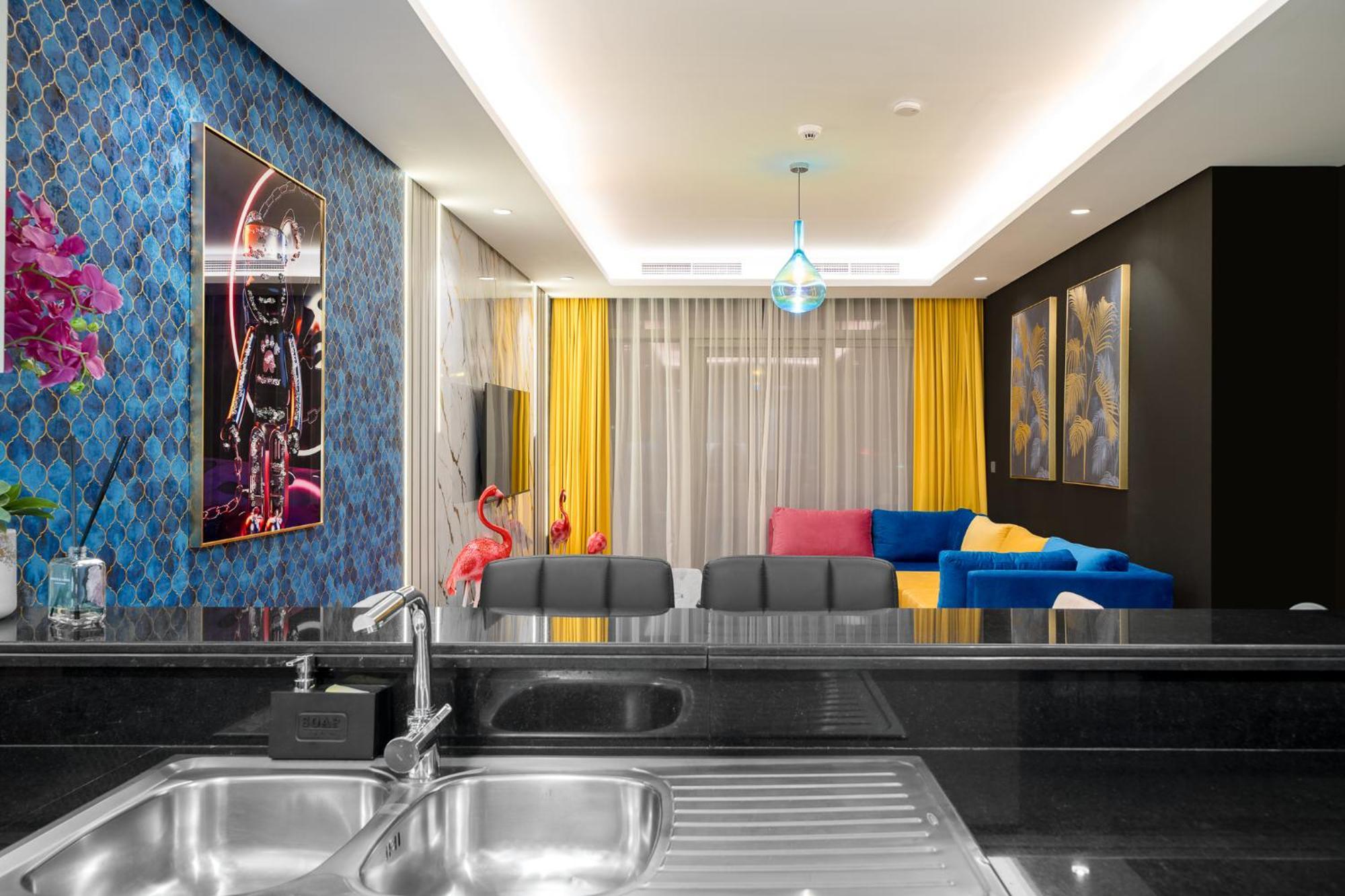 Appartement Burj Khalifa View Balcony With 64th Floor Infinity Pool In Paramount Midtown